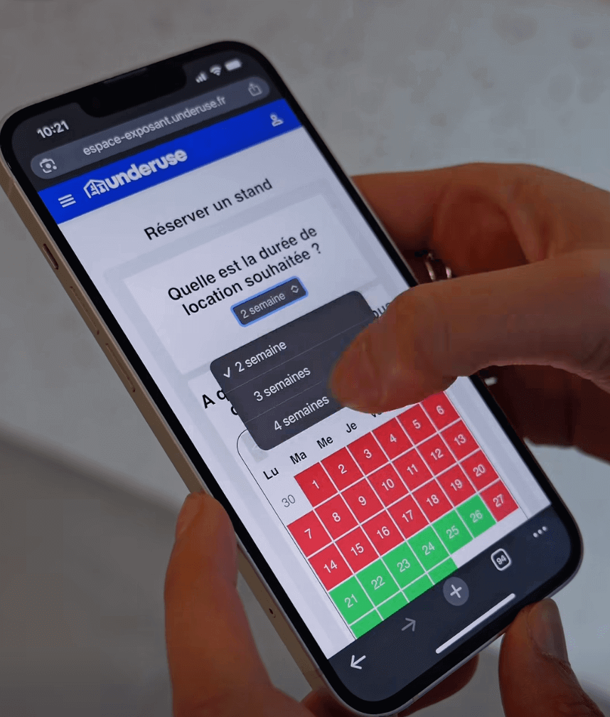 réservation téléphone underuse