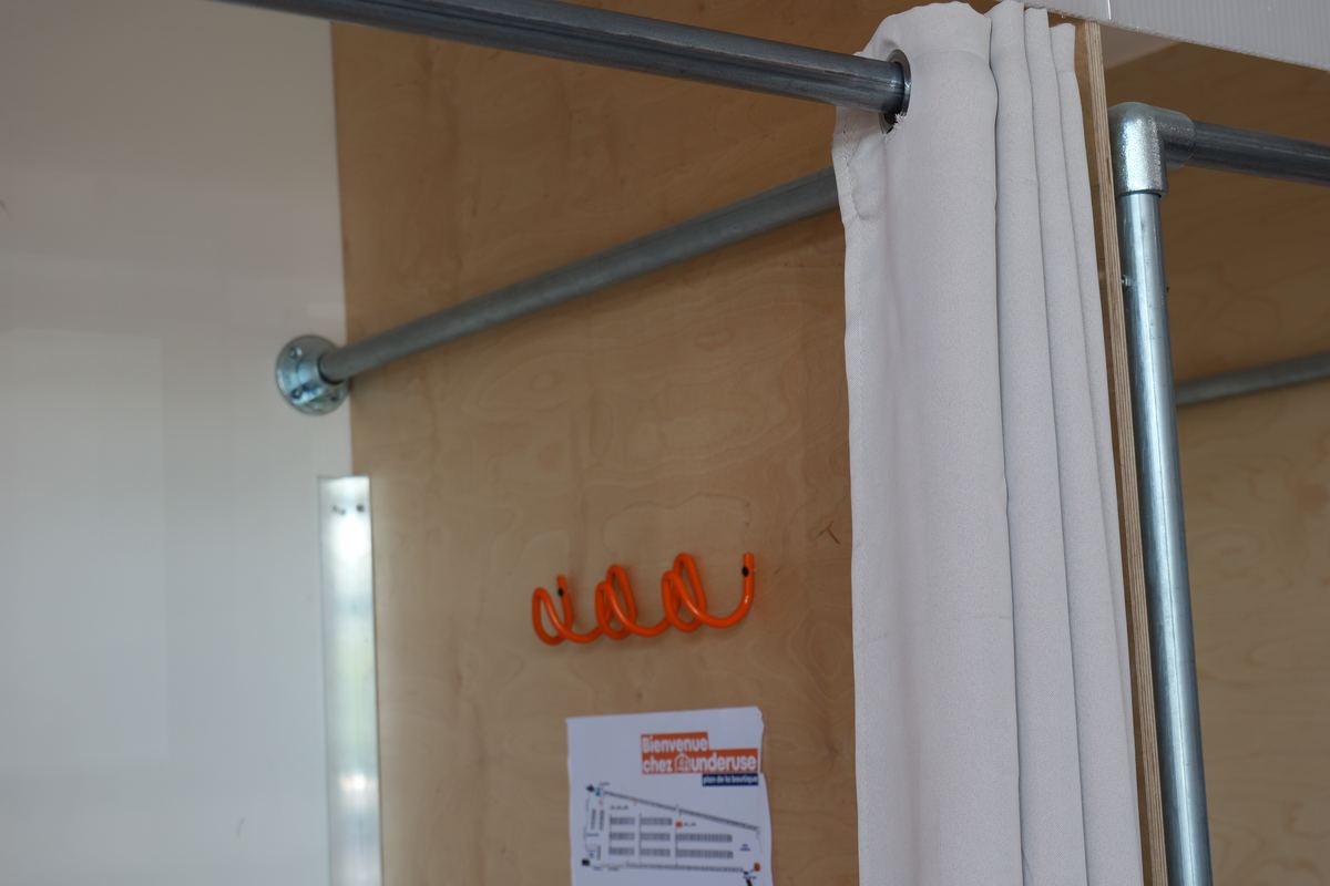 Cabines d'essayage chez Underuse