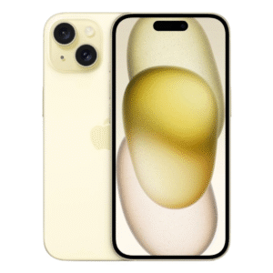 Apple iPhone 15 Jaune 256 GO — Très bon état, câble fourni