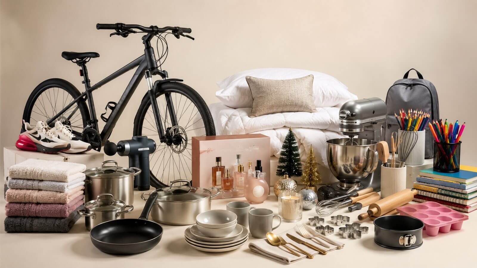 Produits rachetés par Underuse : vélo, électroménager, vaisselle, linge de maison, jouets et équipements
